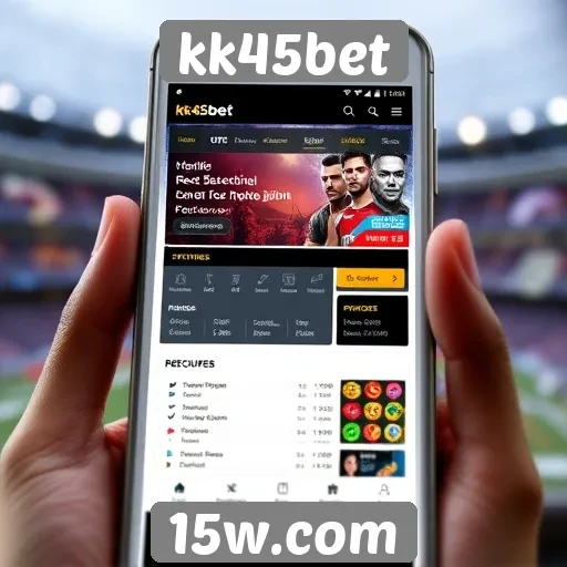 Experiência móvel no site kk45bet é otimizada